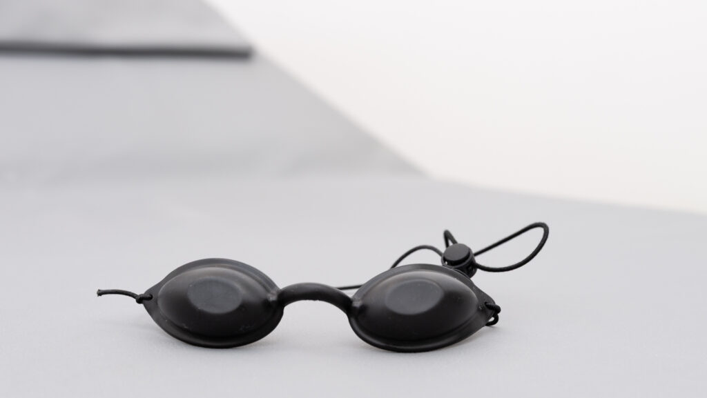 Goggles inside be laser and skin care clinic taunton