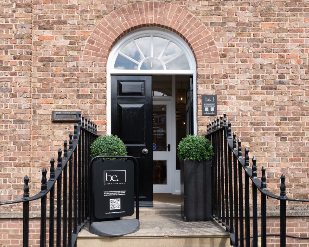door of be laser and skin care clinic taunton